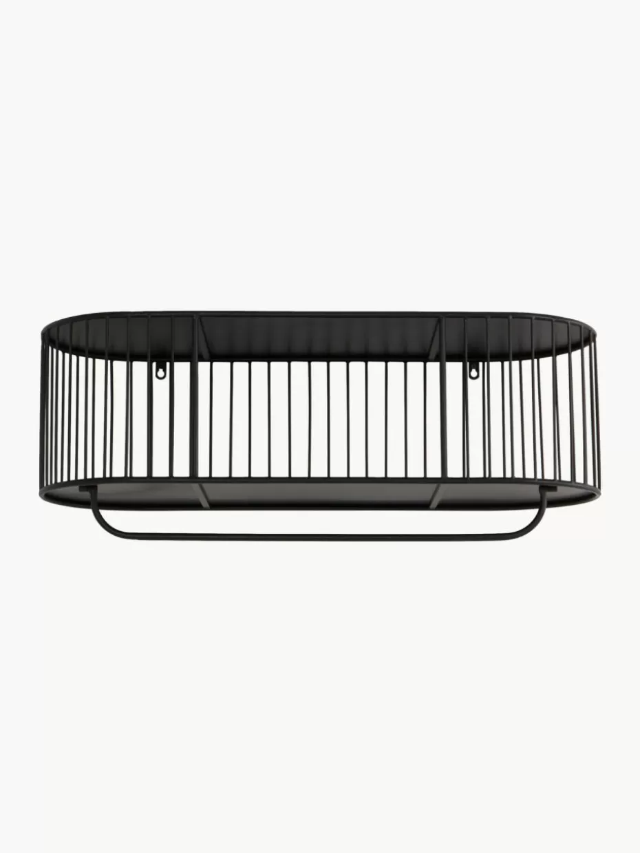 Garderoben-Jotex Metall-Wandgarderobe London mit Ablage