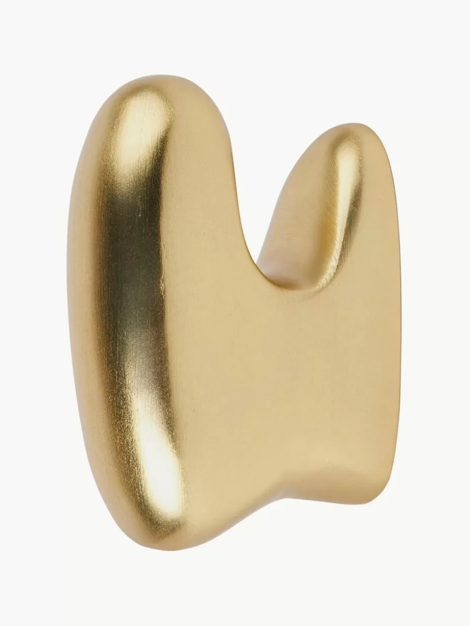 Garderoben-Broste Copenhagen Metall-Wandhaken Roberta Goldfarben, matt