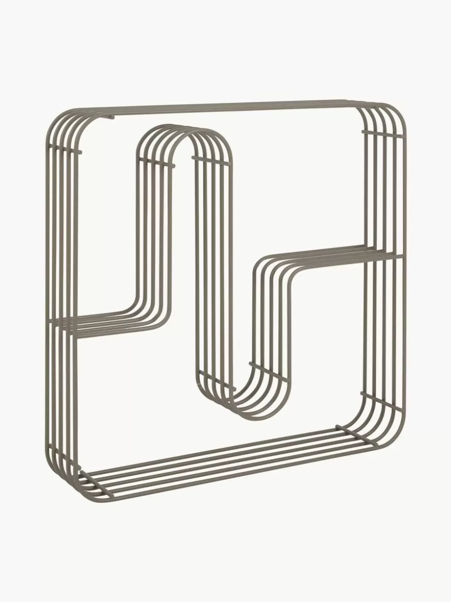 Regale-Aytm Metall-Wandregal Curva Greige, matt