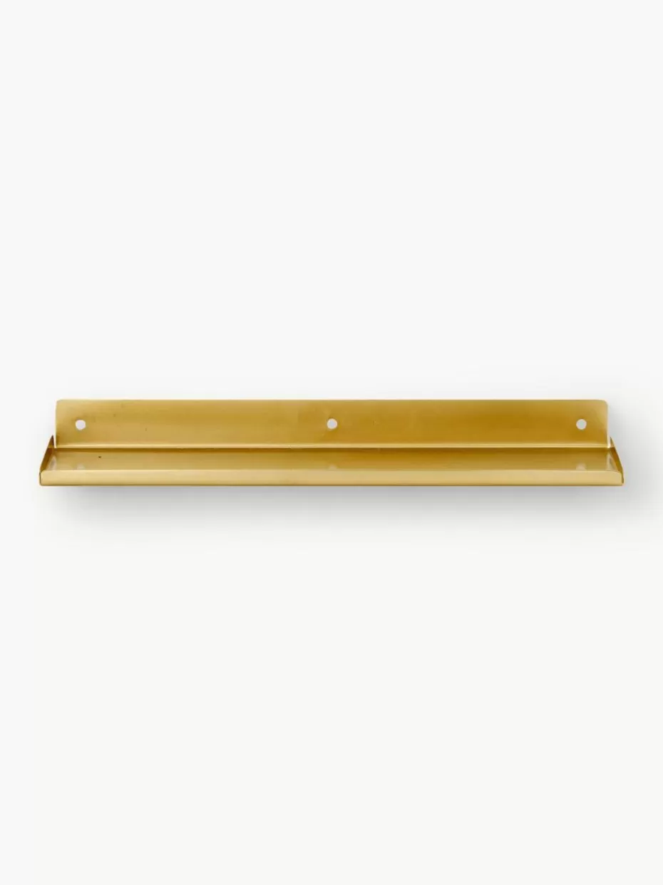 Regale-House Doctor Metall-Wandregal Ledge Goldfarben