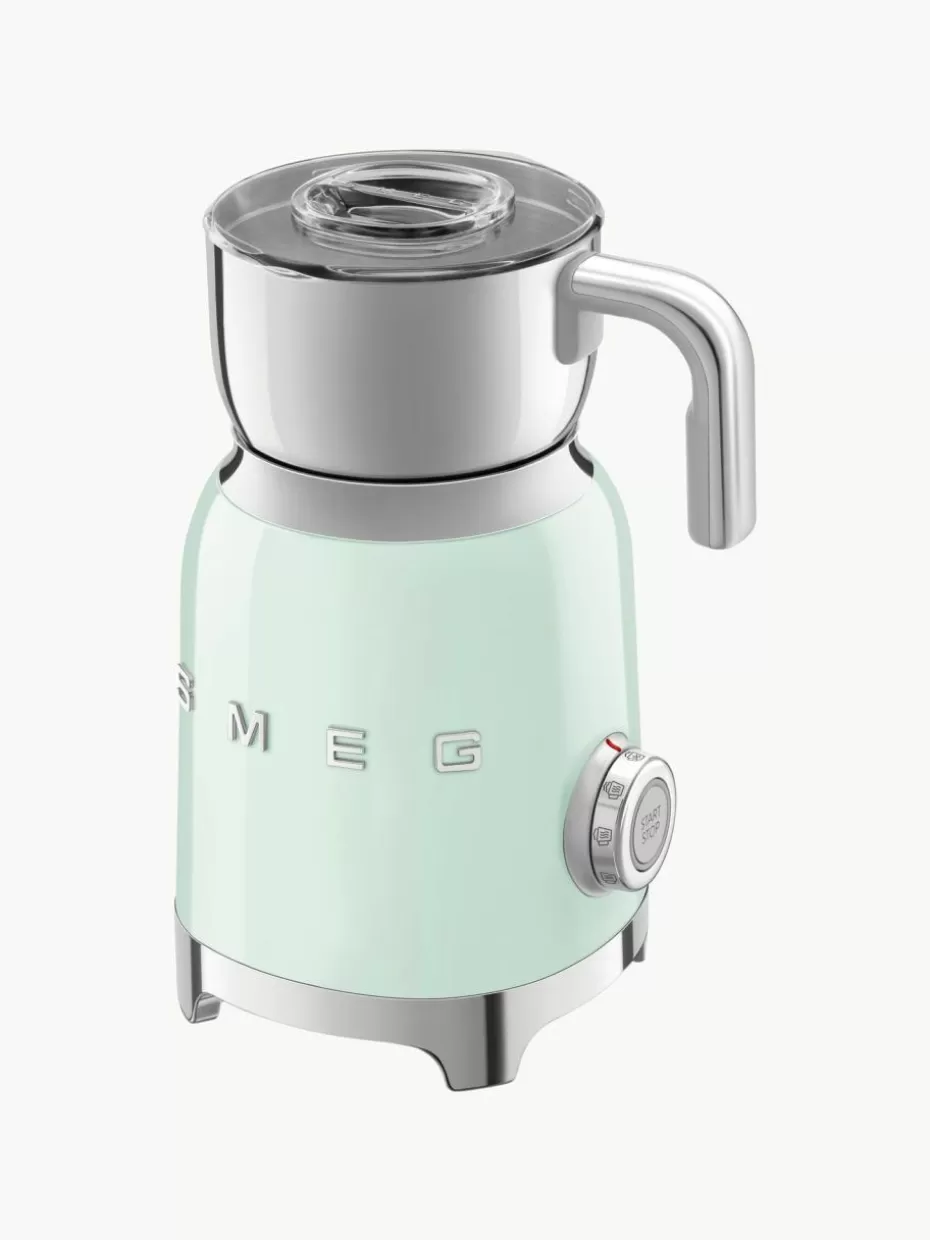 Kaffeemaschinen-Smeg Milchaufschäumer 50's Style Mintgrün, glänzend