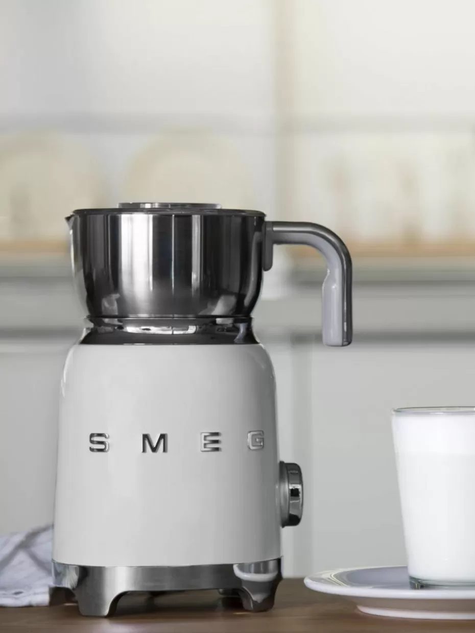 Kaffeemaschinen-Smeg Milchaufschäumer 50's Style Weiß, glänzend