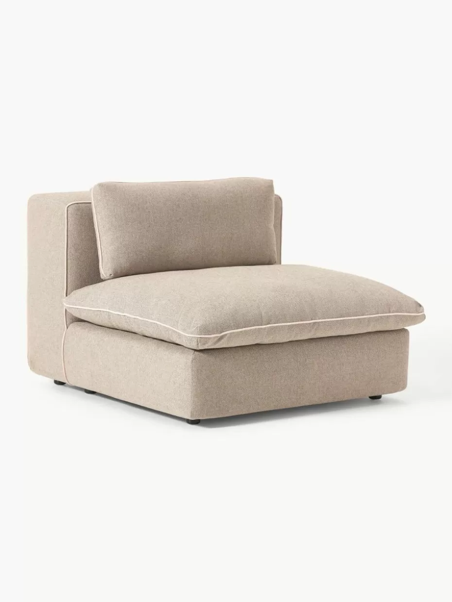 Sofas | Sofaserien-Westwing Collection Mittelmodul Felix Webstoff Beige