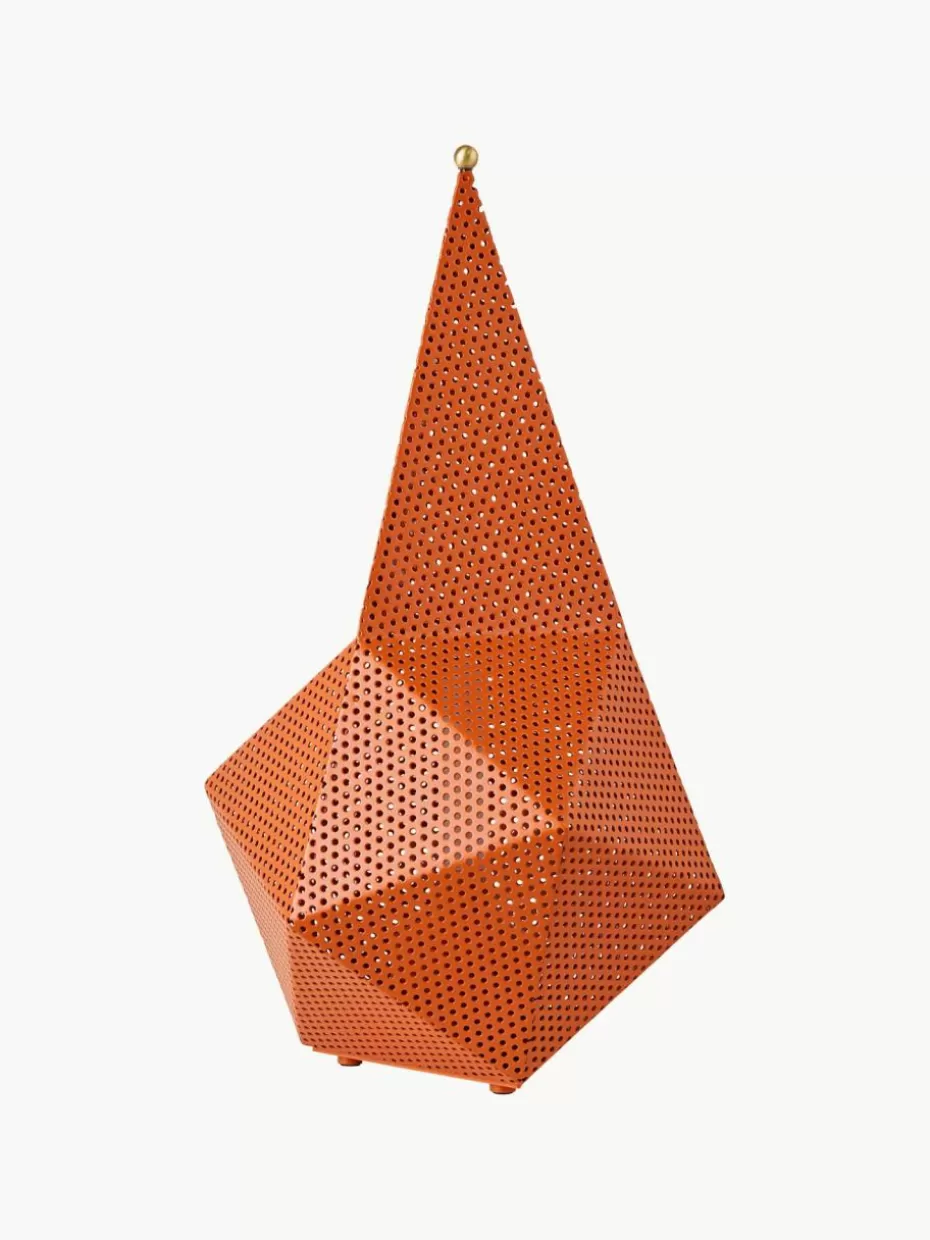 Kabellose Tischlampen-GUBI Mobile dimmbare LED-Tischlampe Bagdad Orange