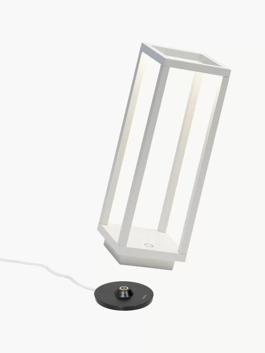 Outdoor Tischlampen | Led-Tischleuchten-Zafferano Mobile dimmbare LED-Tischlampe Home Pro Weiß