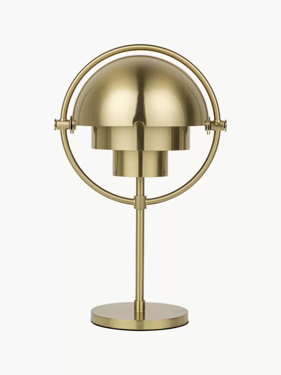Kabellose Tischlampen-GUBI Mobile dimmbare Tischlampe Multi-Lite, verstellbar Goldfarben, glänzend