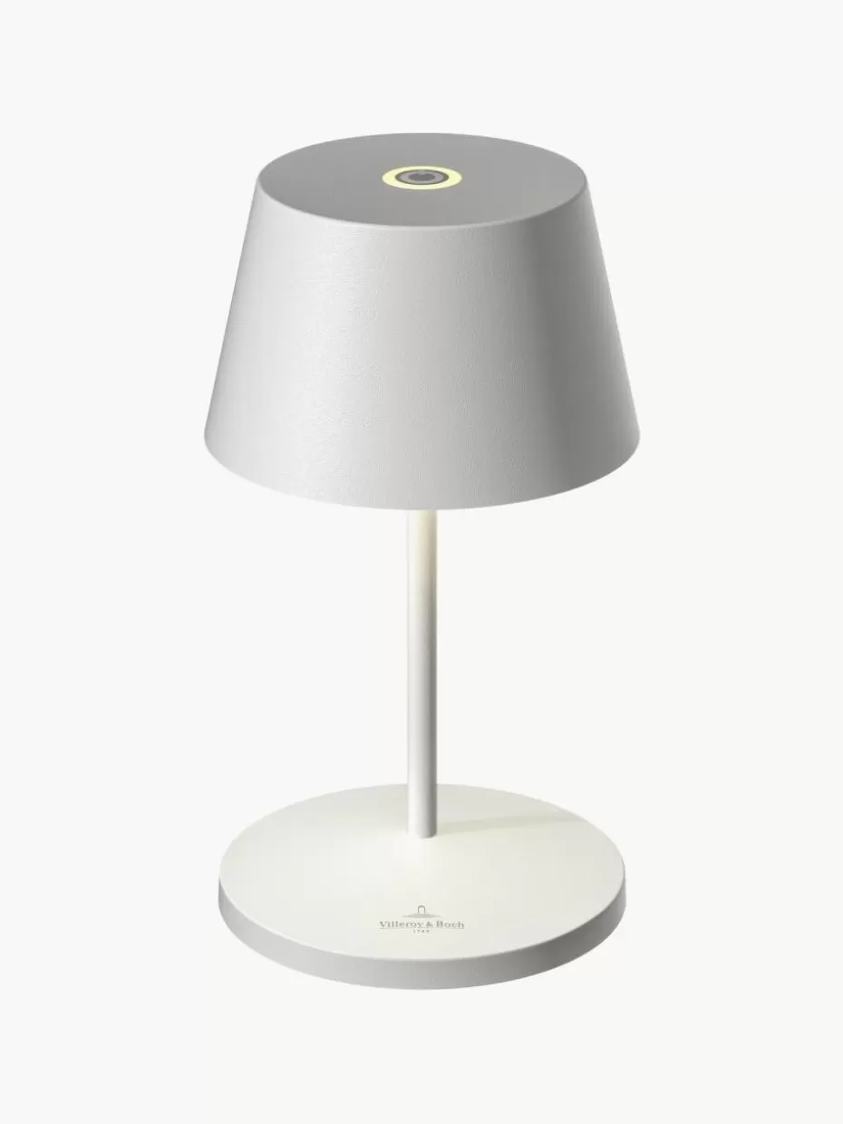 Outdoor Tischlampen | Led-Tischleuchten-Villeroy & Boch Mobile LED-Außenleuchte Seoul, dimmbar Weiß, matt