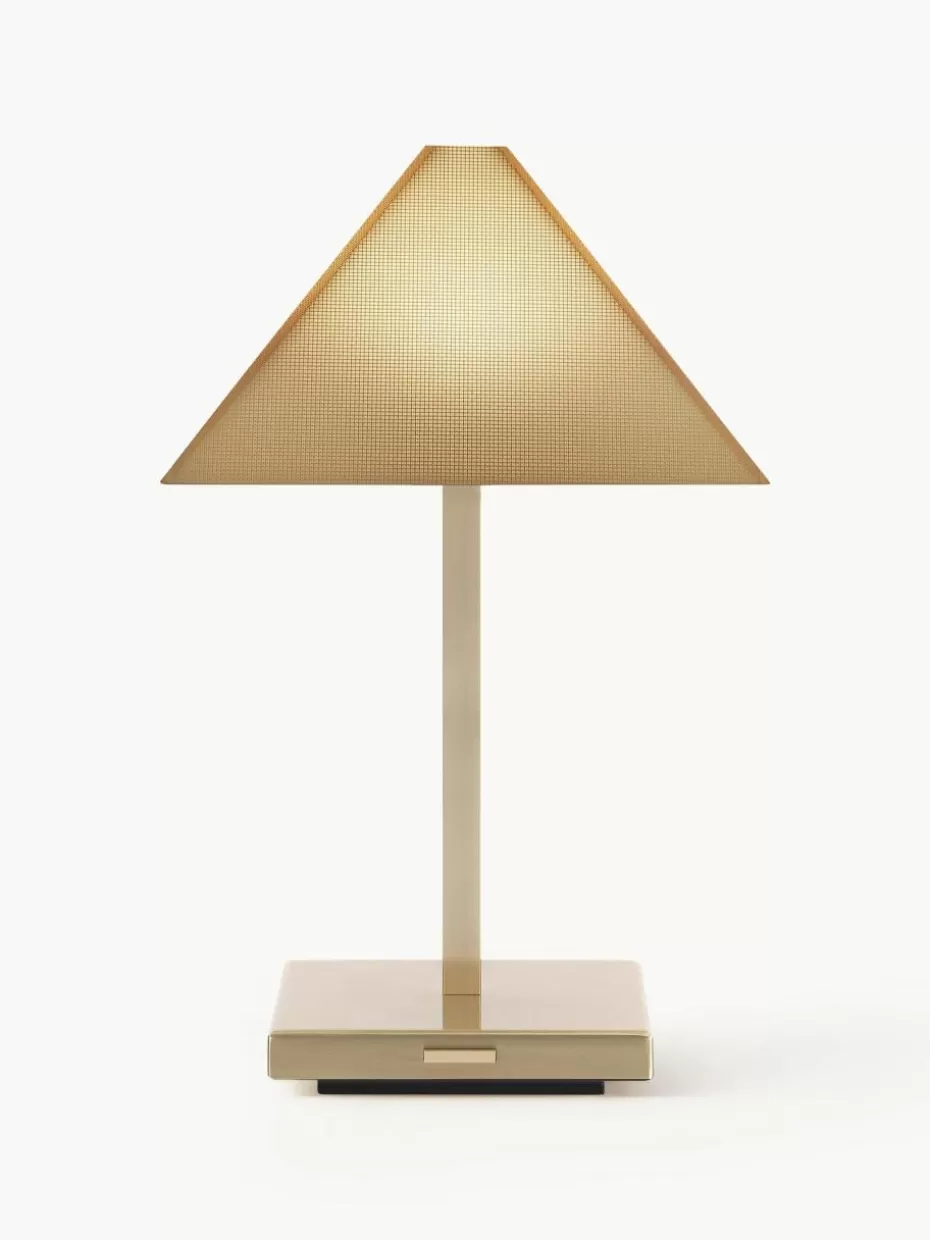 Led-Tischleuchten | Kabellose Tischlampen-Armani Casa Mobile LED-Tischlampe Mini Logo mit USB-Anschluss, dimmbar