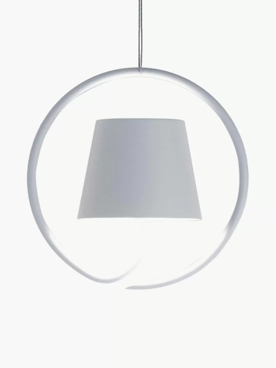 Pendelleuchten-Zafferano Mobile Outdoor LED-Pendelleuchte Poldina, dimmbar Weiß, matt