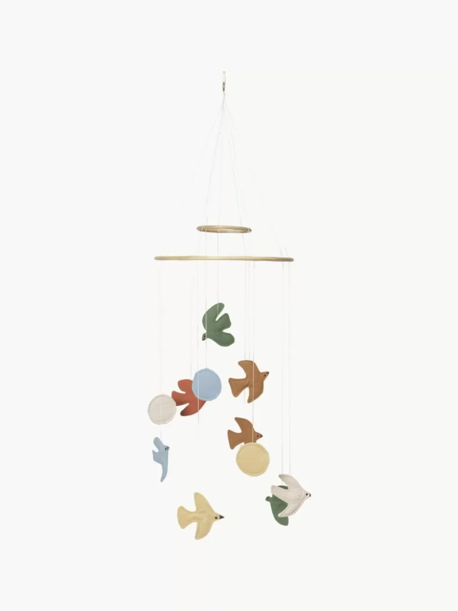 Spieluhren & Mobiles-ferm LIVING Kids Mobile Swif Bird aus Bio-Baumwolle Bunt