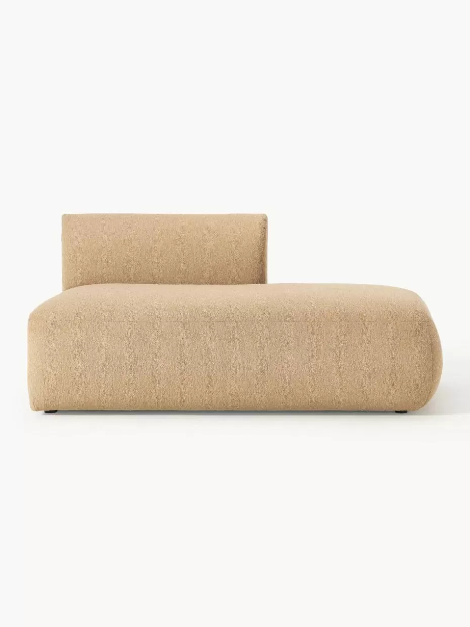 Sofas | Sofaserien-Westwing Collection Modulare Bouclé-Ottomane Sofia Bouclé Beige