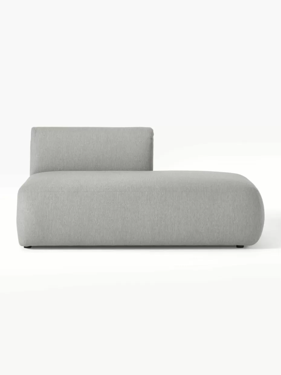 Sofas | Sofaserien-Westwing Collection Modulare Ottomane Sofia Webstoff Grau