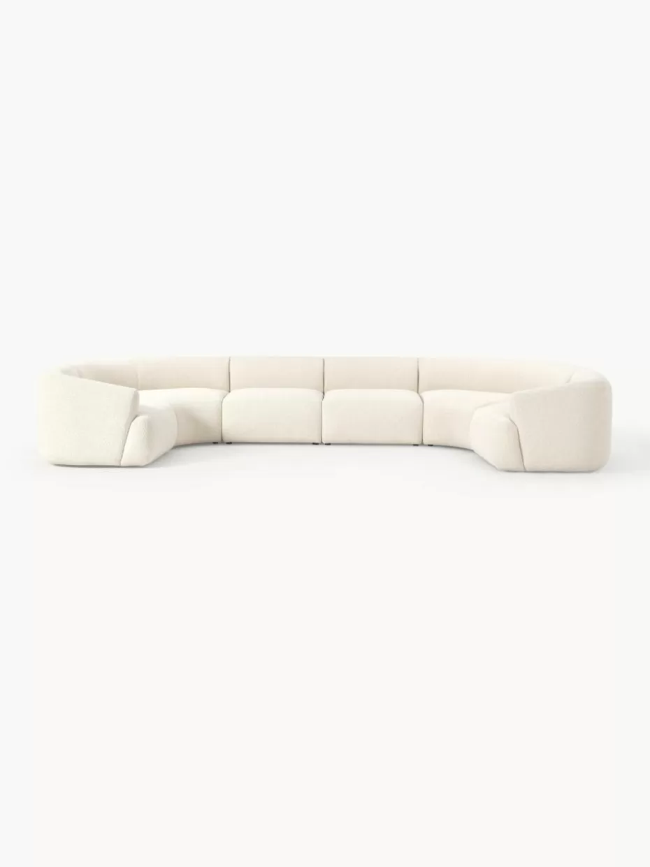 Sofas | Sofaserien-Westwing Collection Modulare XL Bouclé-Wohnlandschaft Sofia Bouclé Off White