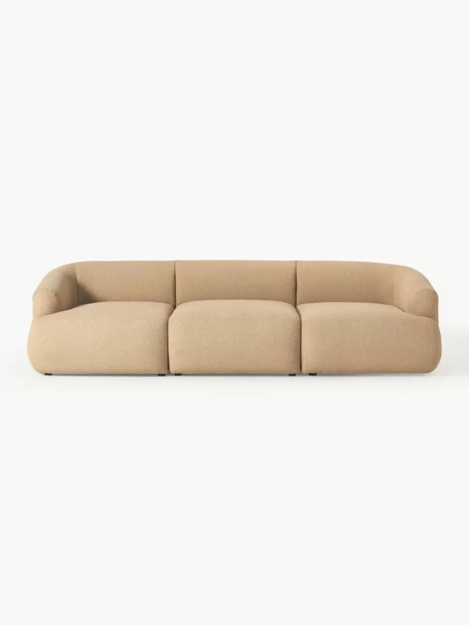 Sofas | Sofaserien-Westwing Collection Modulares Bouclé-Sofa Sofia (3-Sitzer) Bouclé Beige