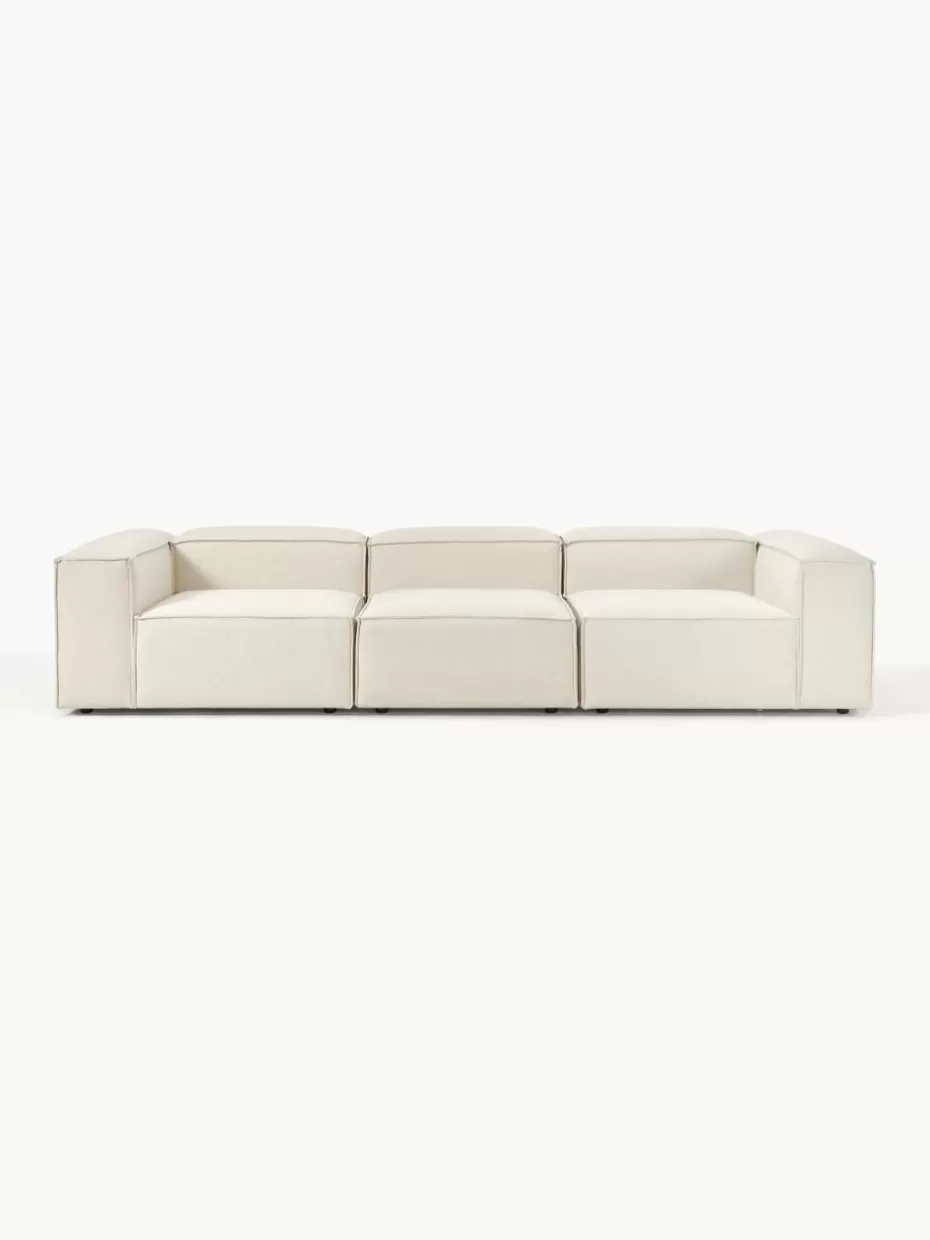 Sofas | Sofaserien-Westwing Collection Modulares Sofa Lennon (4-Sitzer) Webstoff Off White