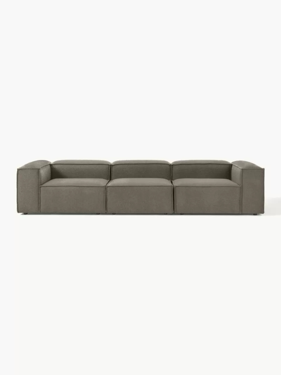 Sofas | Sofaserien-Westwing Collection Modulares Sofa Lennon (4-Sitzer) aus Bouclé Bouclé Greige