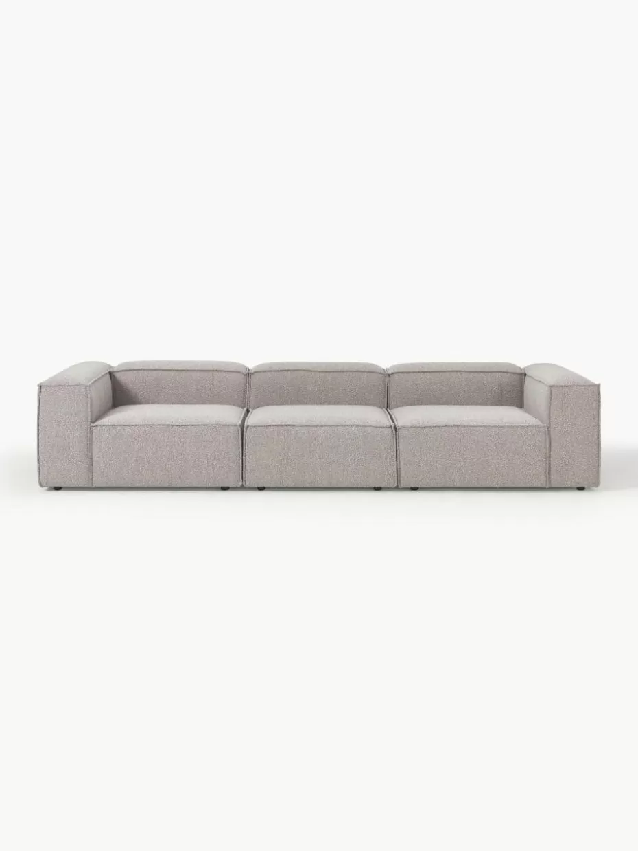 Sofas | Sofaserien-Westwing Collection Modulares Sofa Lennon (4-Sitzer) aus Bouclé Bouclé Taupe