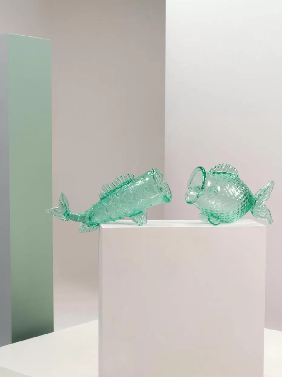 Küchenaufbewahrung-Pols Potten Mundgeblasene Aufbewahrungsdose Fish