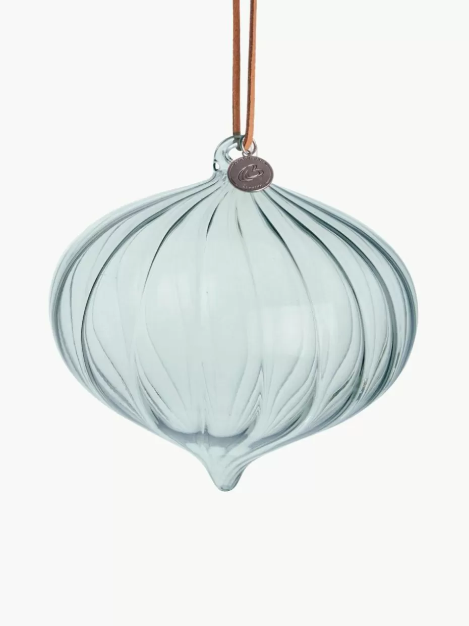 Weihnachtskugeln & Baumanhänger | Romantische Details-Lene Bjerre Mundgeblasene Baumanhänger Clarisse, 6 Stück