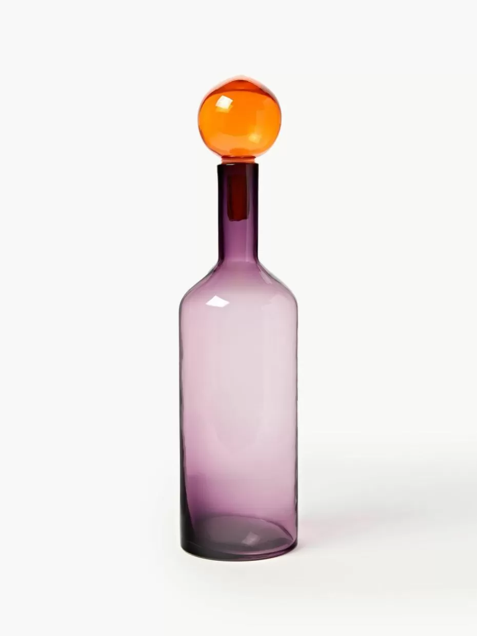 Deko-Objekte-Pols Potten Mundgeblasene Deko-Flaschen Bubbles, 4er-Set Bunt