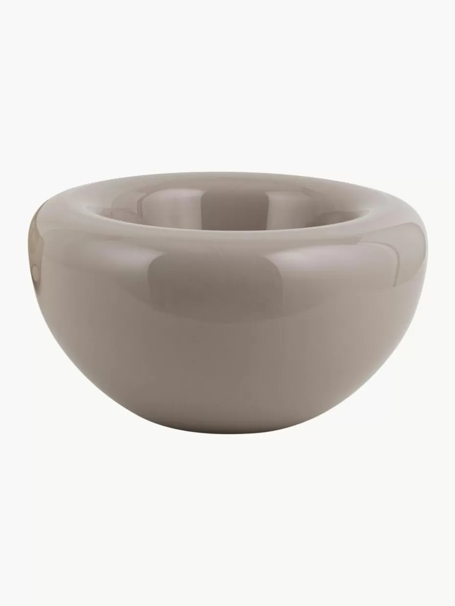 Dekoschalen-Kristina Dam Mundgeblasene Deko-Schale Opal, Ø 25 cm