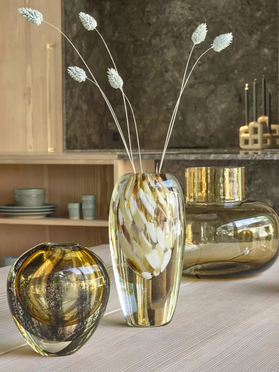 Vasen-Villa Collection Mundgeblasene Glasvase Otea, H 21 cm