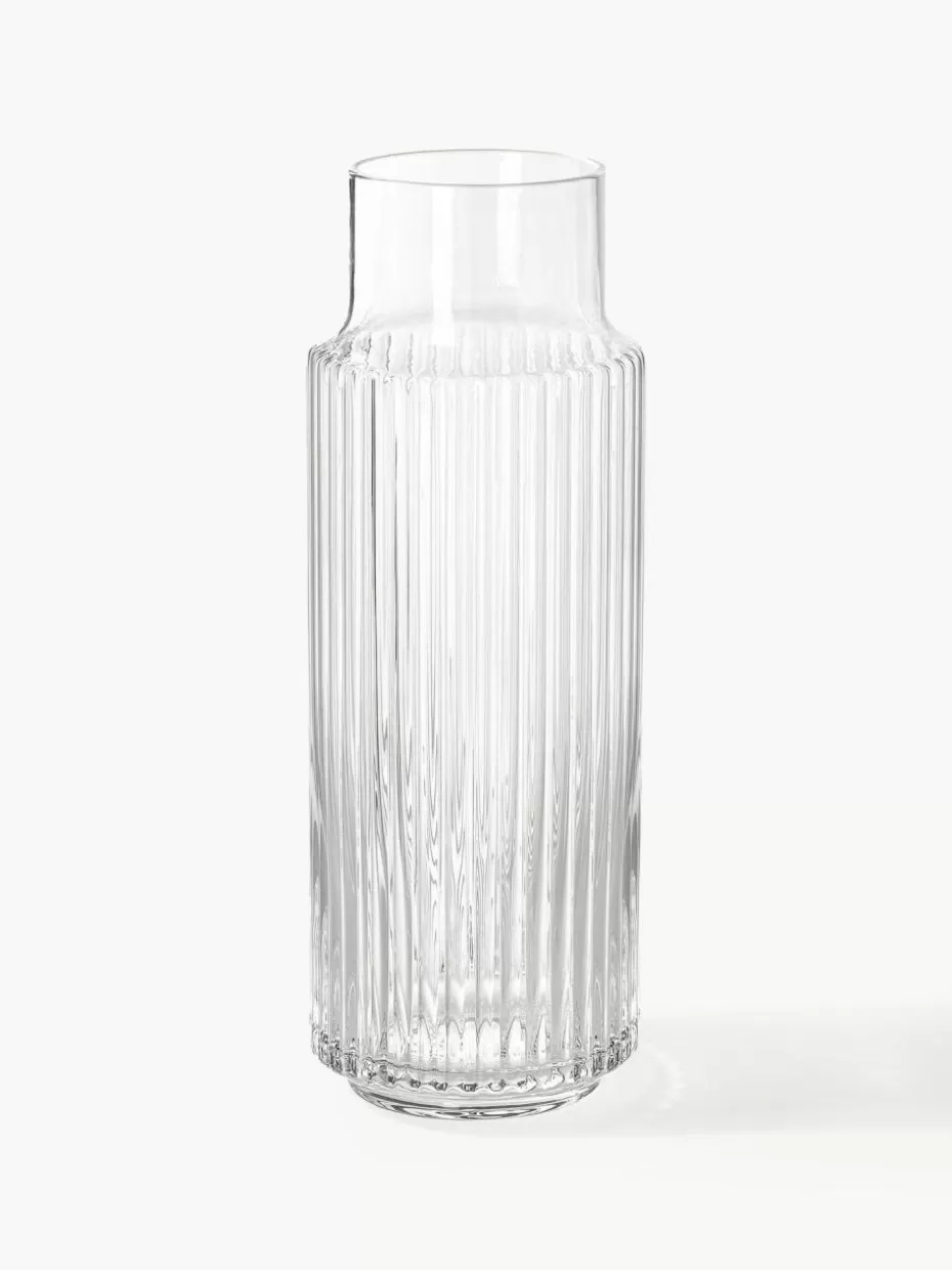 Kannen & Karaffen-Westwing Collection Mundgeblasene Karaffe Aleo, 1 L Transparent