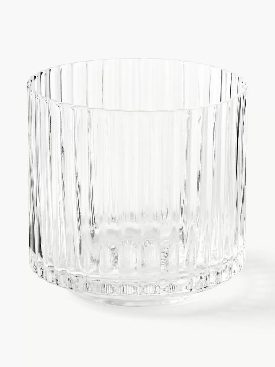 Kannen & Karaffen-Westwing Collection Mundgeblasene Karaffe Aleo mit Wassergläsern, 5er-Set Transparent