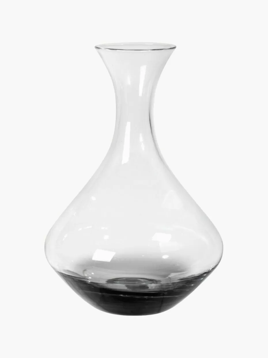 Weihnachtsgeschirr | Nordic Celebrations-Broste Copenhagen Mundgeblasene Karaffe Smoke mit Farbverlauf, 1.6 L