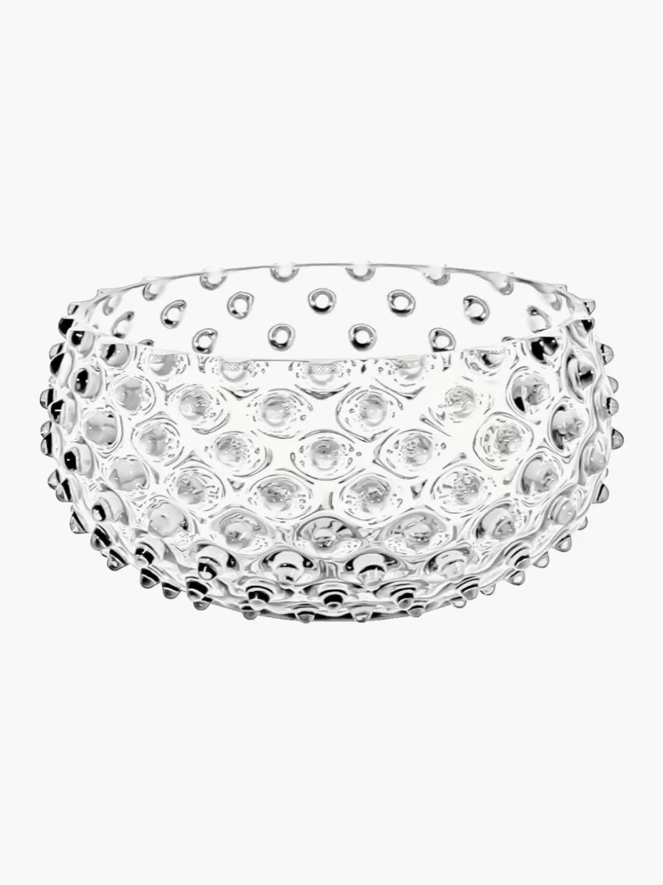 Dipschalen & Snackschalen | Schalen & Bowls-Anna von Lipa Mundgeblasene Schale Hobnail Transparent