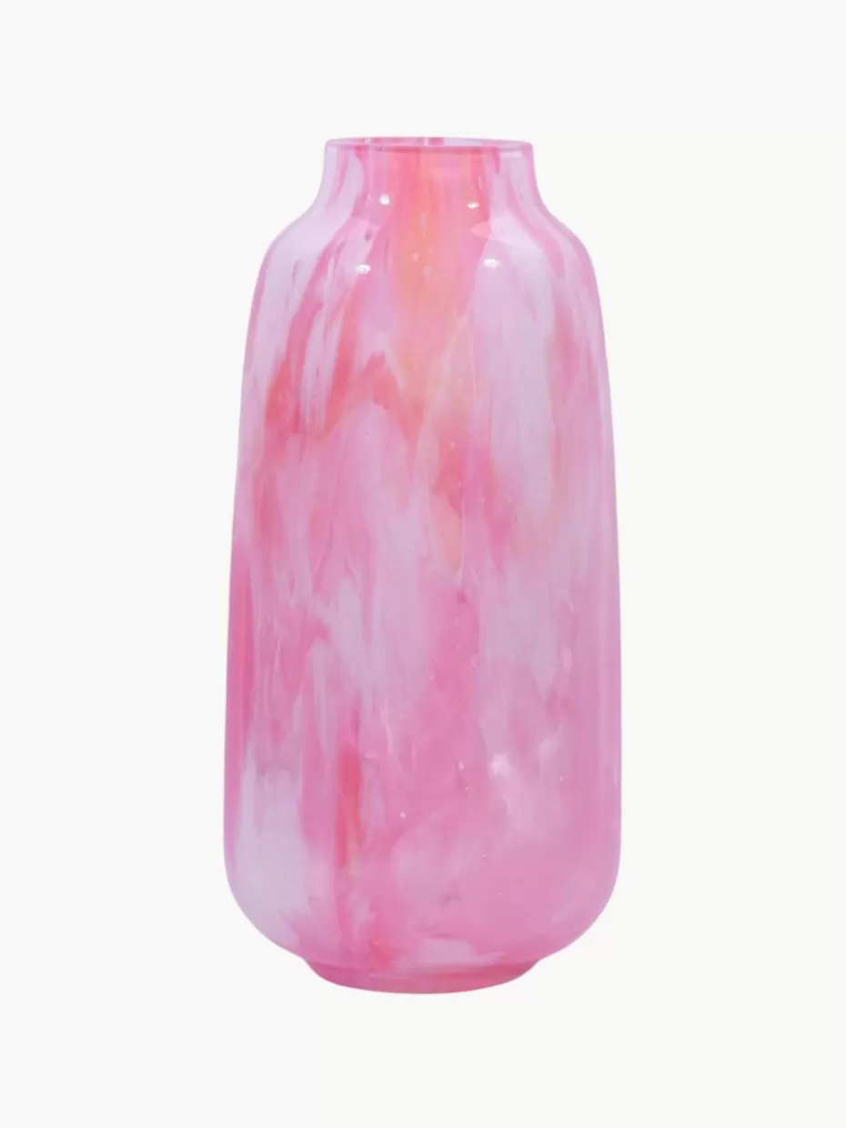 Vasen-Anna von Lipa Mundgeblasene Vase Meadows, H 26 cm Rosa- und Pinktöne