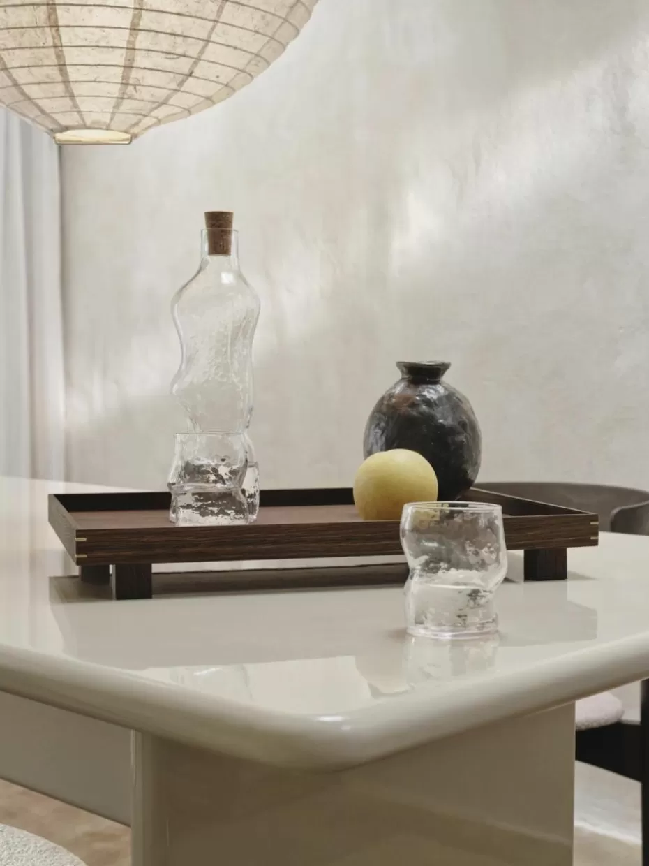 Wassergläser-ferm LIVING Mundgeblasene Wassergläser Dimple, 2er-Set