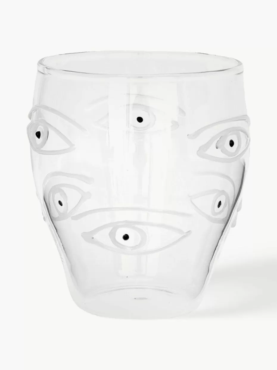 Wassergläser-Jonathan Adler Mundgeblasene Wassergläser Oculus, 4 Stück