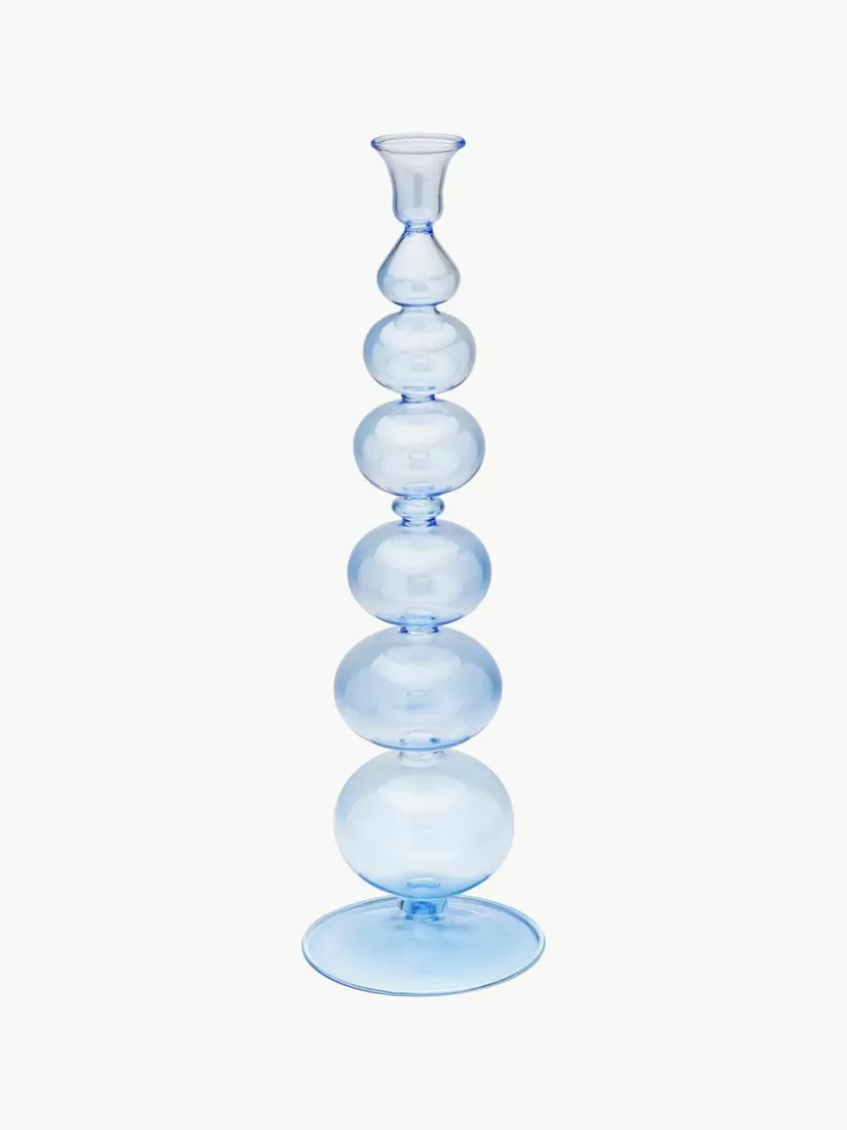 Kerzenständer & Kerzenhalter-Anna + Nina Mundgeblasener Kerzenhalter Balloon aus Borosilikatglas
