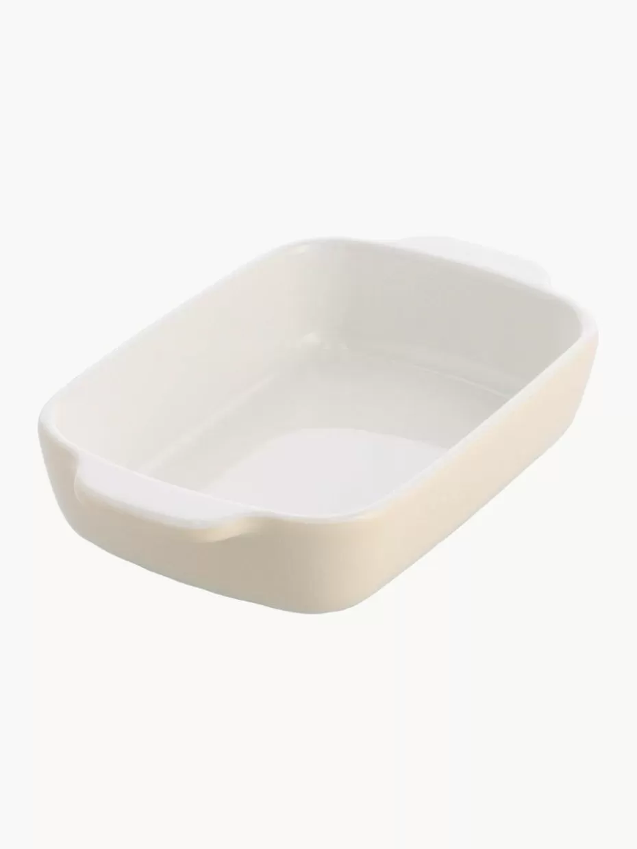 Back- & Ofenformen-KitchenAid Ofenform Spatia mit Bambus-Deckel Hellbeige