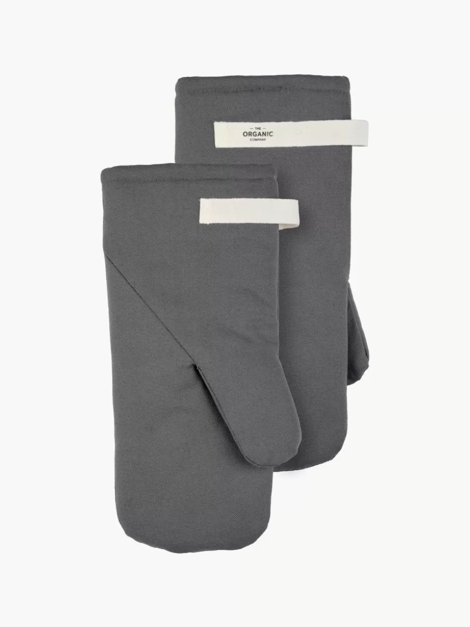 Weihnachtsbacken | Küchentextilien-The Organic Company Ofenhandschuhe Mid, 2 Stück