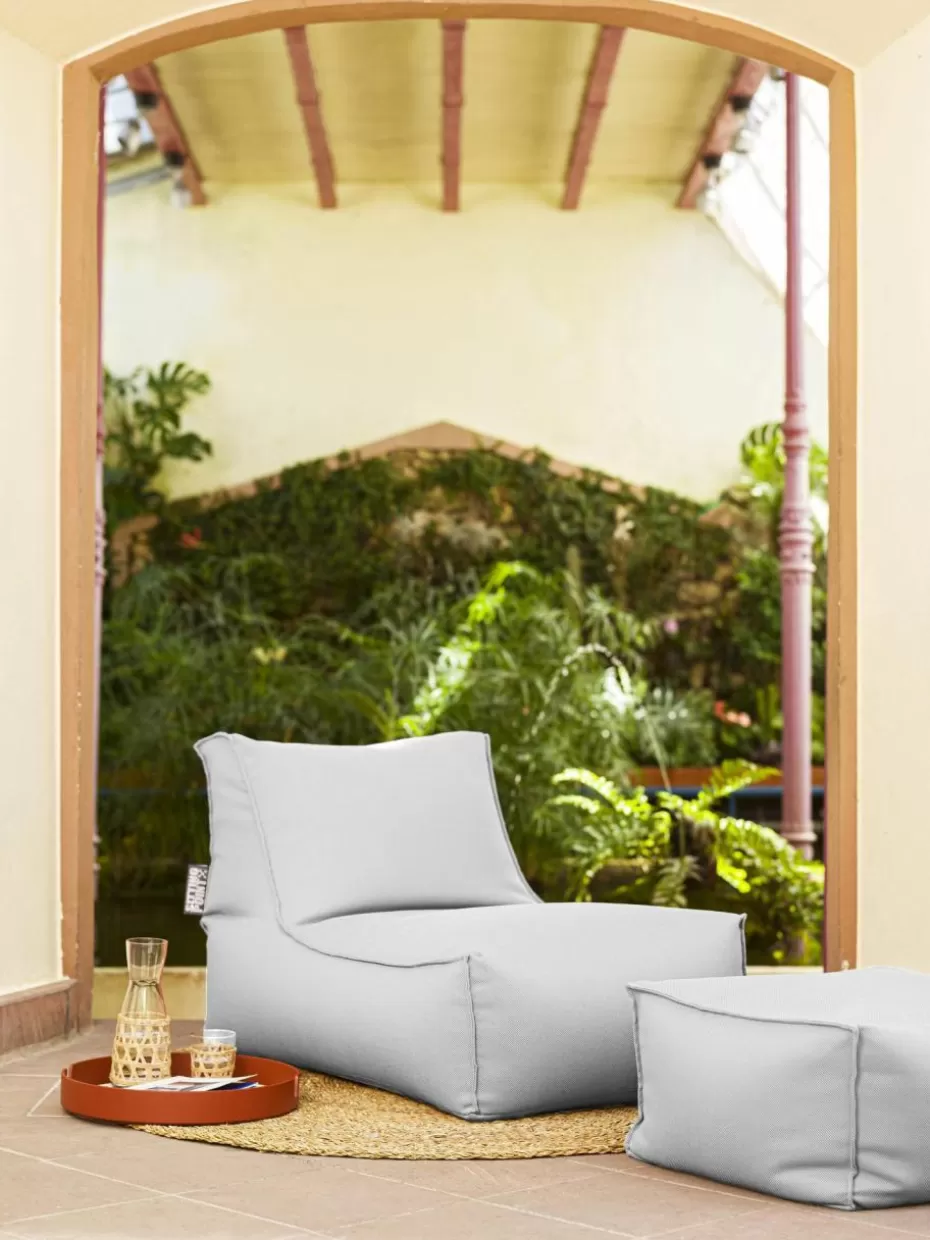 Bodenkissen & Poufs | Hocker-Magma Outdoor-Bodenkissen Korfu Hellgrau