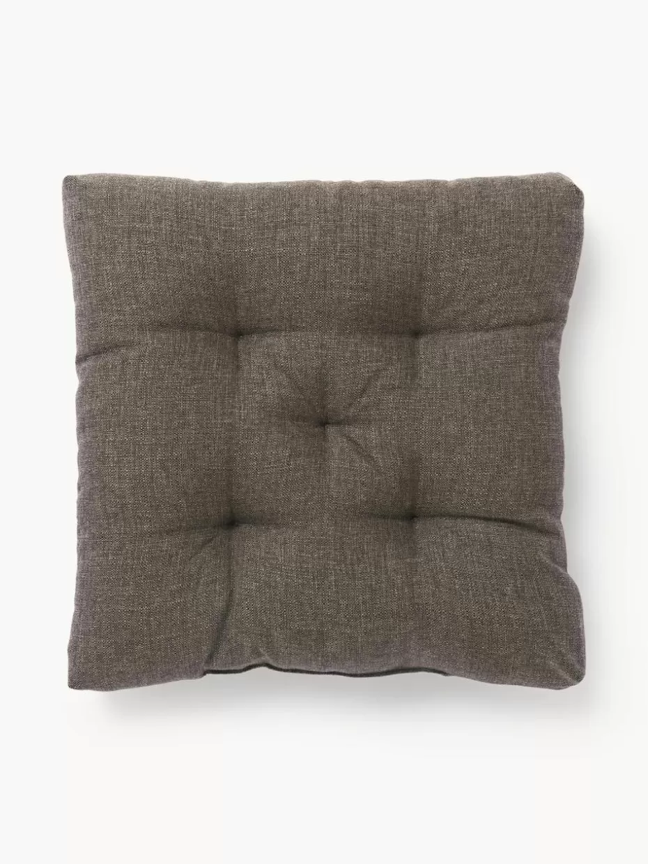 Sitzkissen & Auflagen-Westwing Collection Outdoor-Sitzkissen Oline, 2 Stück Taupe