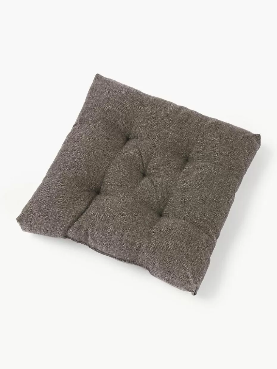 Sitzkissen & Auflagen-Westwing Collection Outdoor-Sitzkissen Oline, 2 Stück Taupe