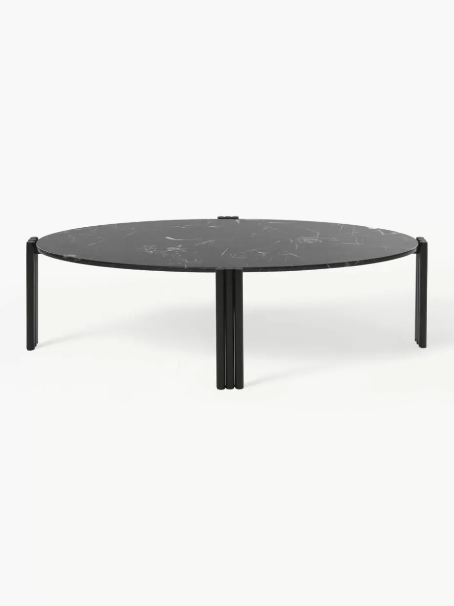 Couchtische-Aytm Ovaler Couchtisch Tribus aus Marmor
