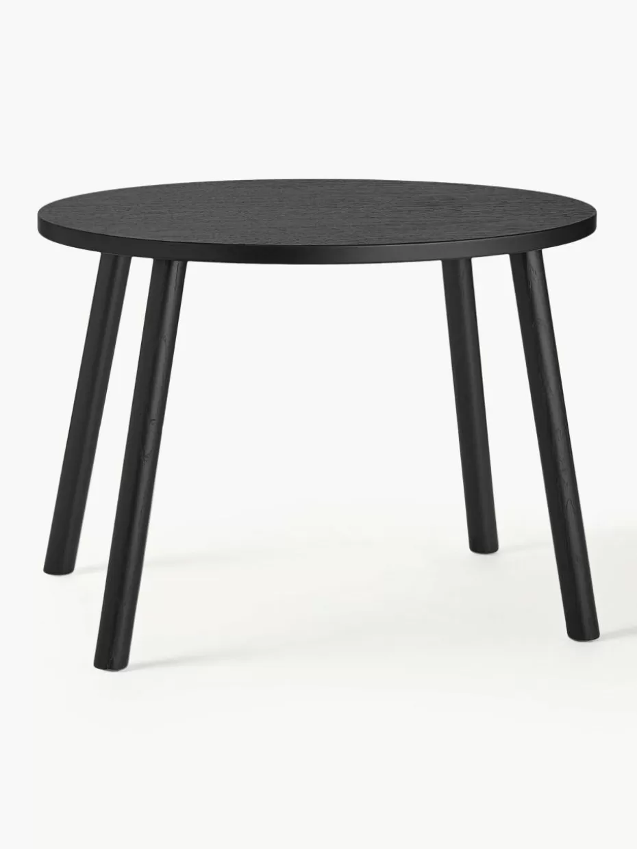 Tische-Nofred Ovaler Holz-Kindertisch Mouse Schwarz
