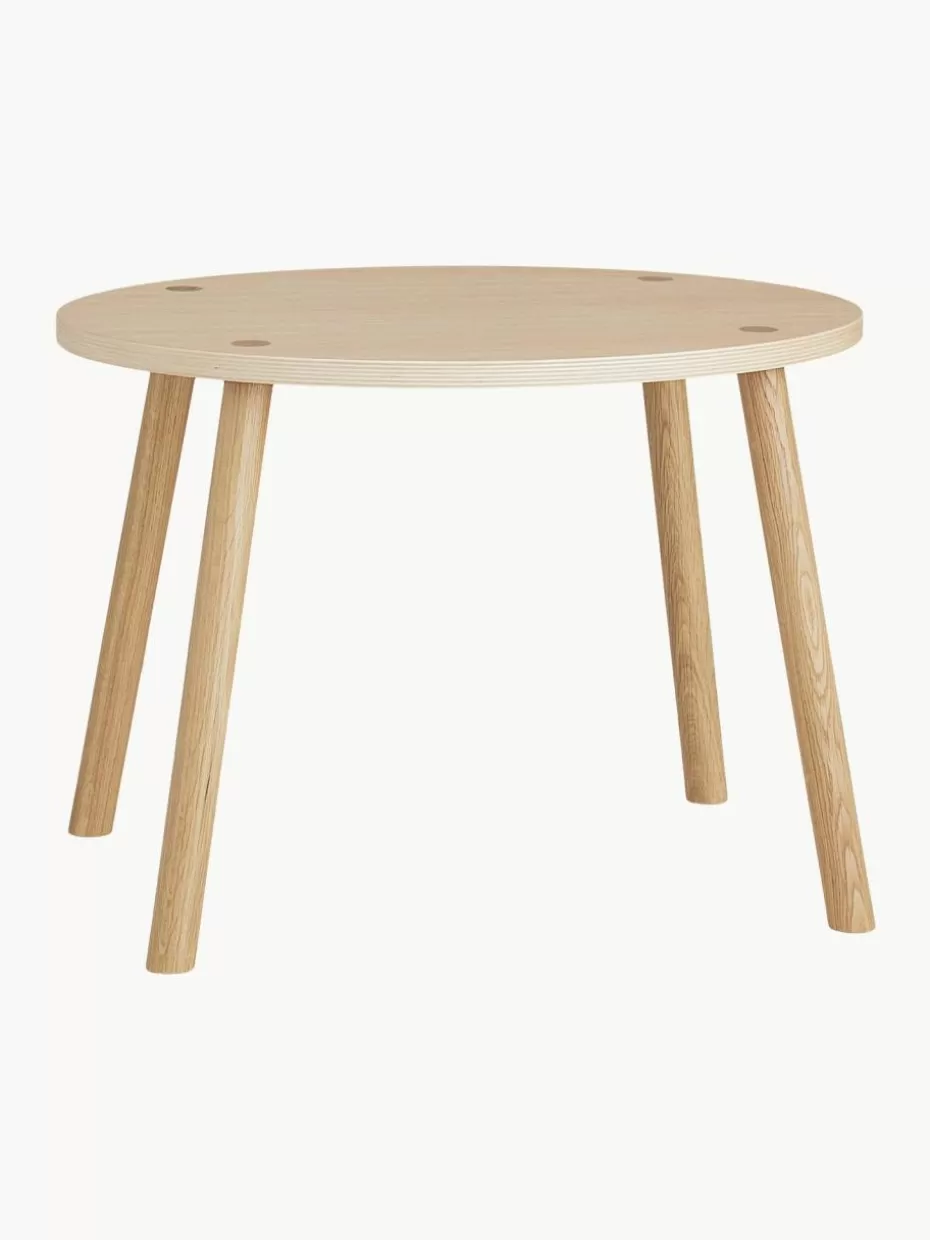 Tische-Nofred Ovaler Holz-Kindertisch Mouse Eichenholz