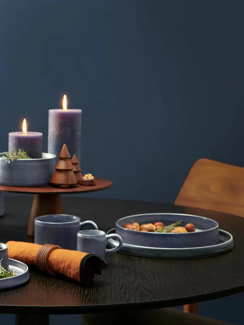 Teller-Asa Selection Pastateller Gobi mit reaktiver Glasur, 6 Stück Graublau