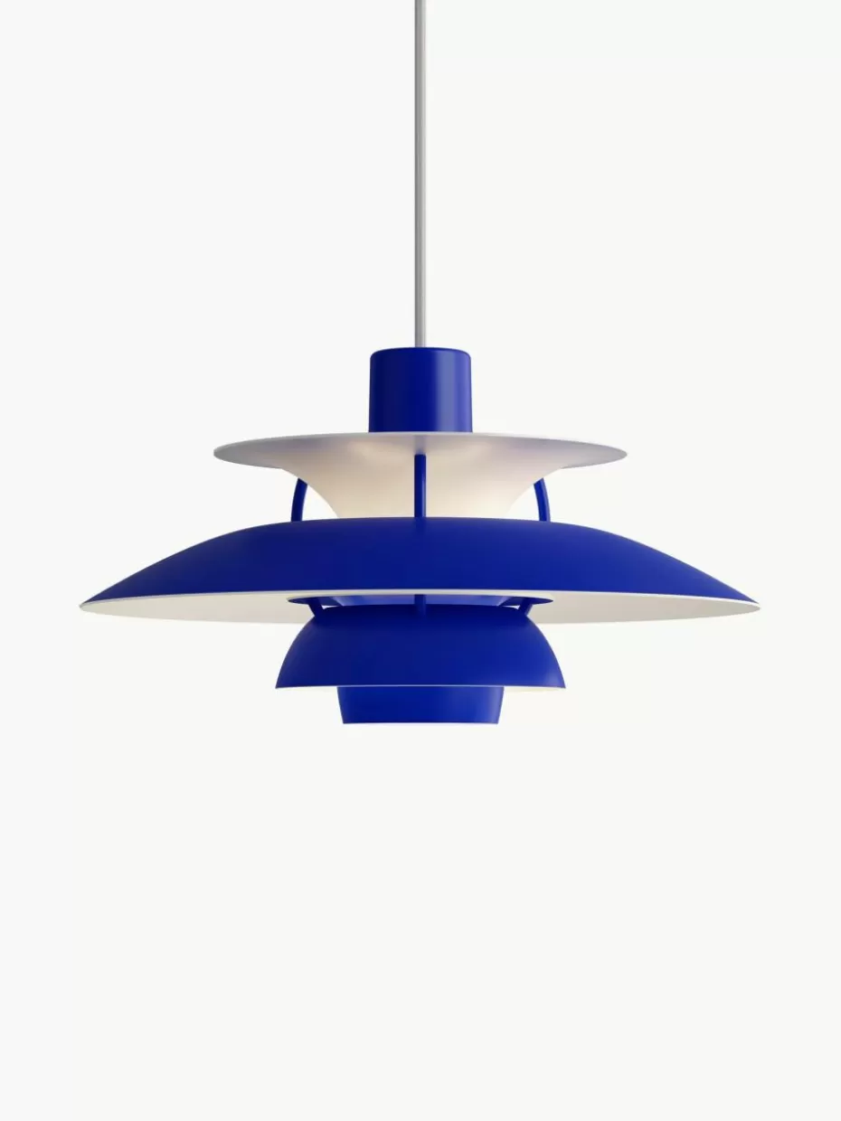 Pendelleuchten-Louis Poulsen Pendelleuchte PH 5 Mini Royalblau