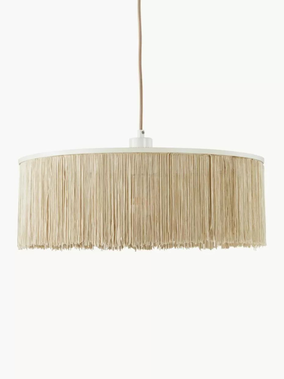 Pendelleuchten-Jotex Pendelleuchte Regency mit Fransen Hellbeige