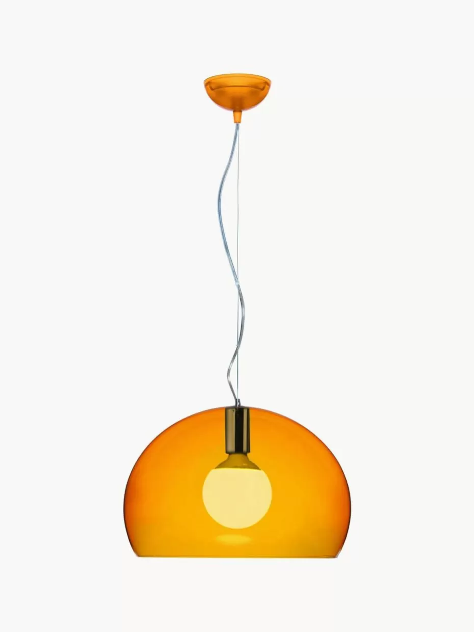 Pendelleuchten-Kartell Pendelleuchte Small FL/Y Orange, transparent
