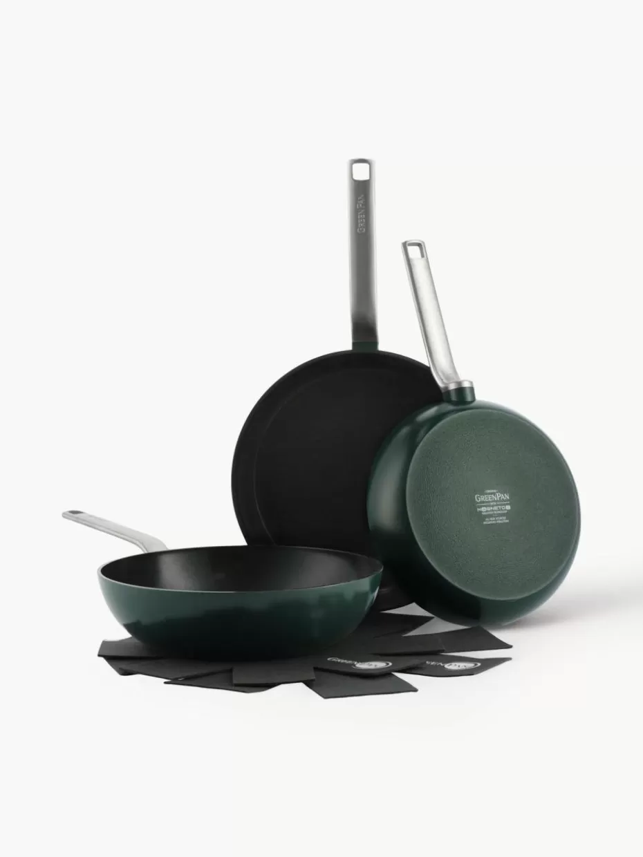Pfannen-GreenPan Pfannen Evolution mit Antihaftbeschichtung, 3er-Set
