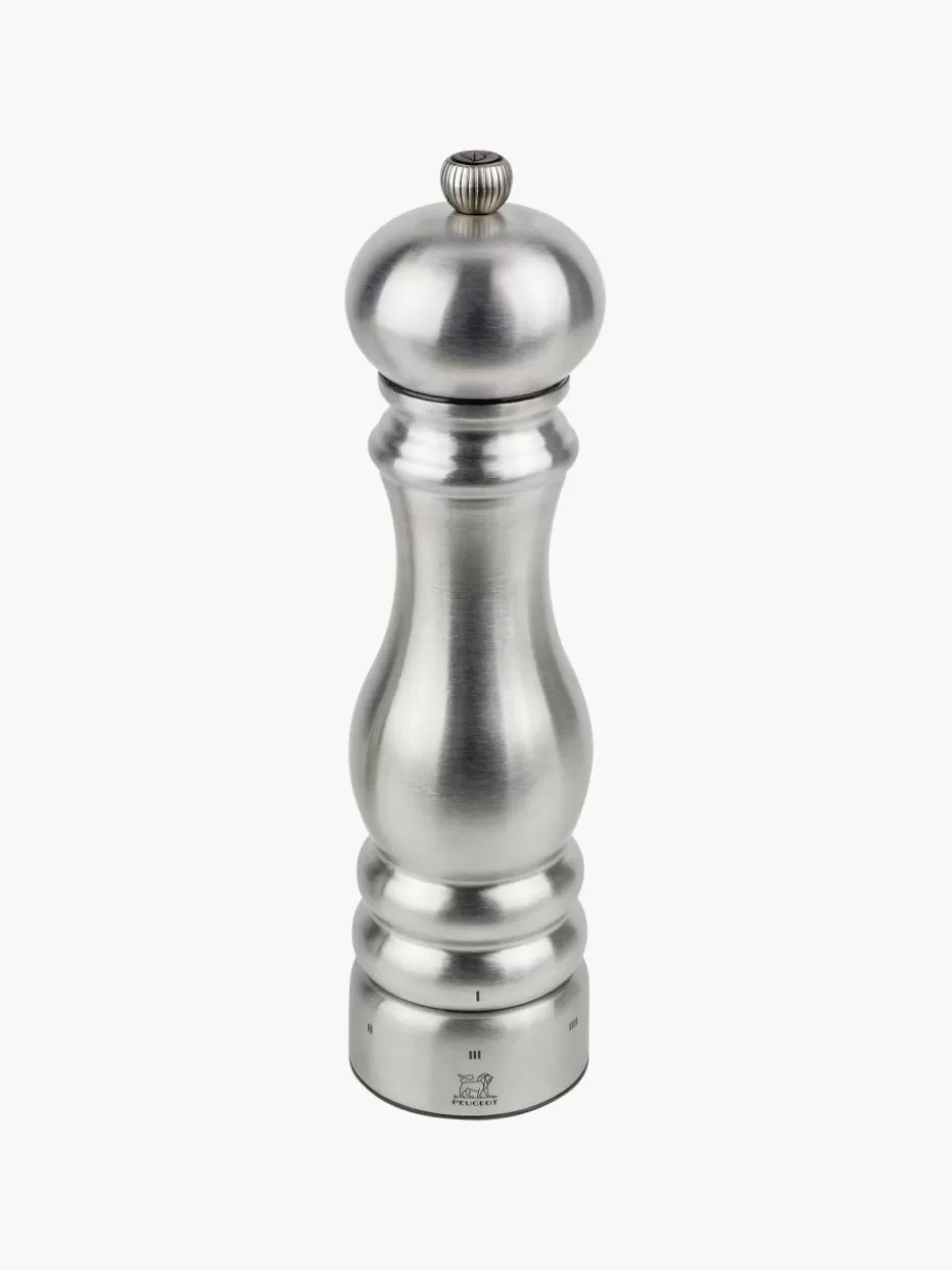 Gewürzmühlen-Peugeot Saveurs Pfeffermühle Paris Chef Silberfarben