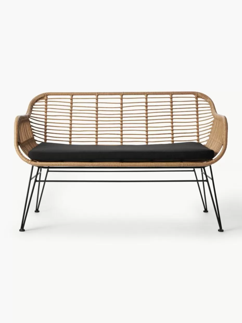 Bänke-Westwing Collection Polyrattan-Sitzbank Costa