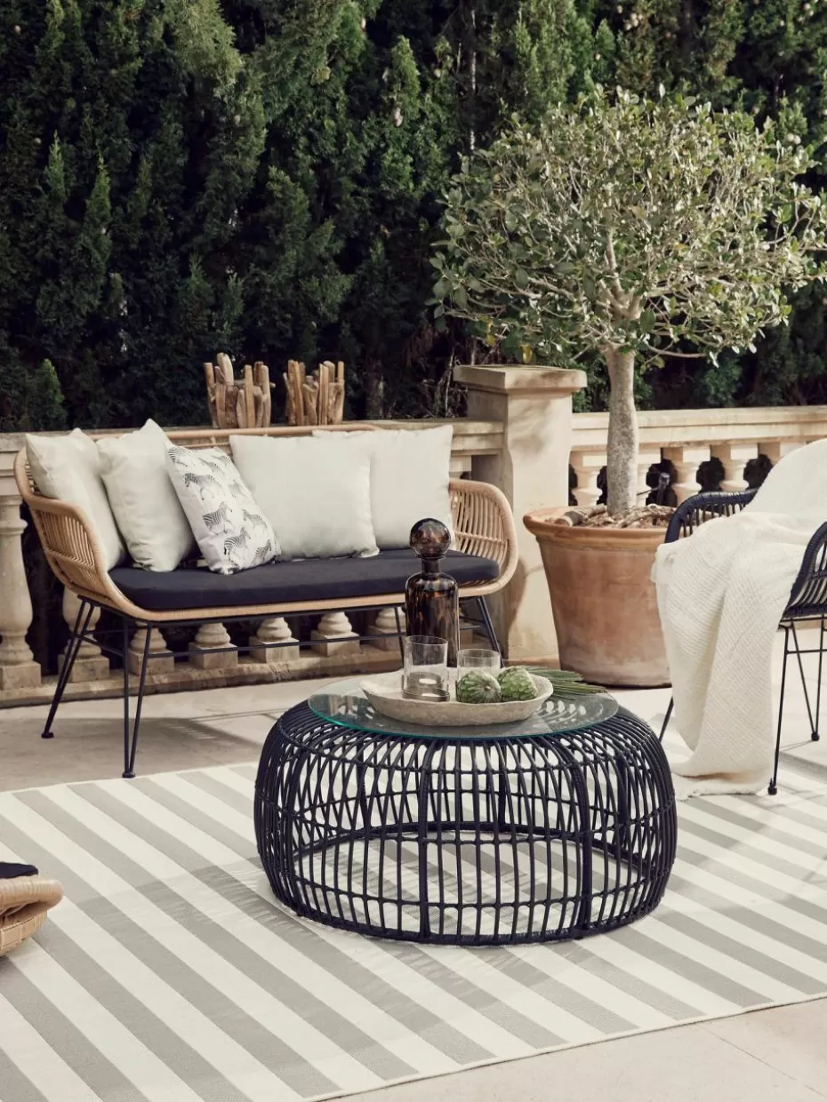 Bänke-Westwing Collection Polyrattan-Sitzbank Costa